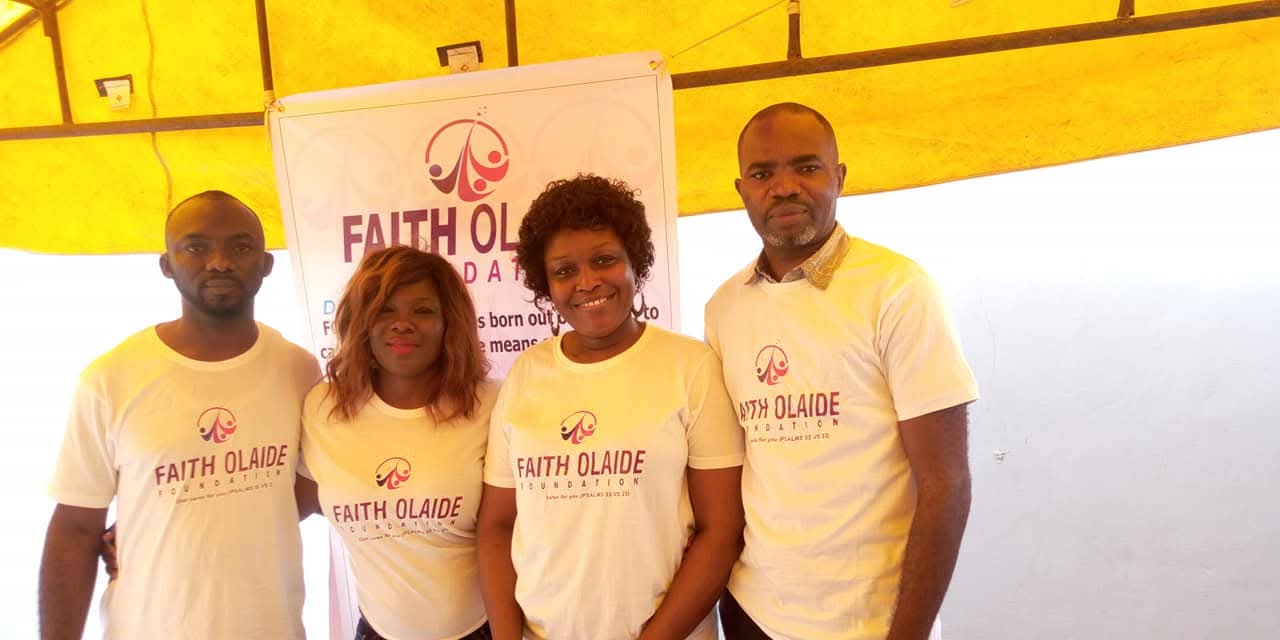 Olaidefaith Global Foundation team at outreach