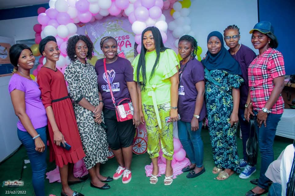 Women gathered at an empowerment event